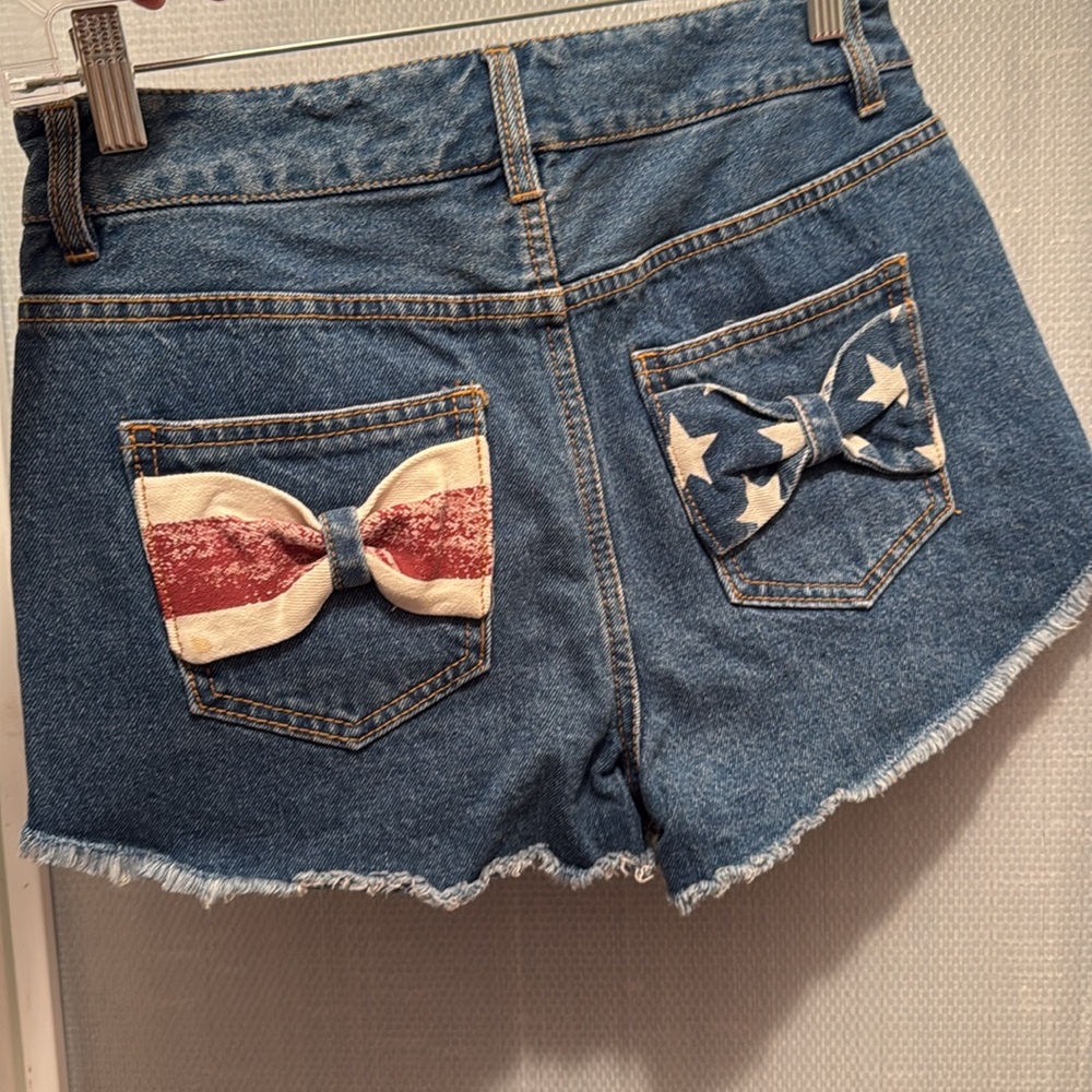 Jean patriotic shorts